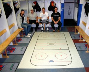 Das taktische Eishockeyfeld